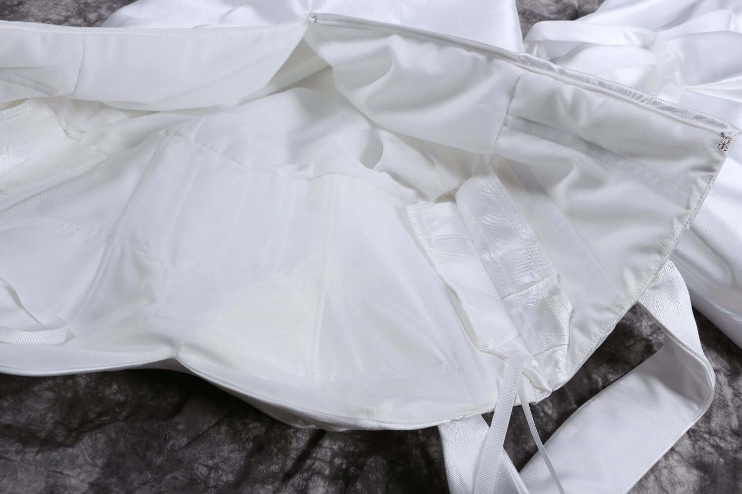 Traditional yet chic wedding dress