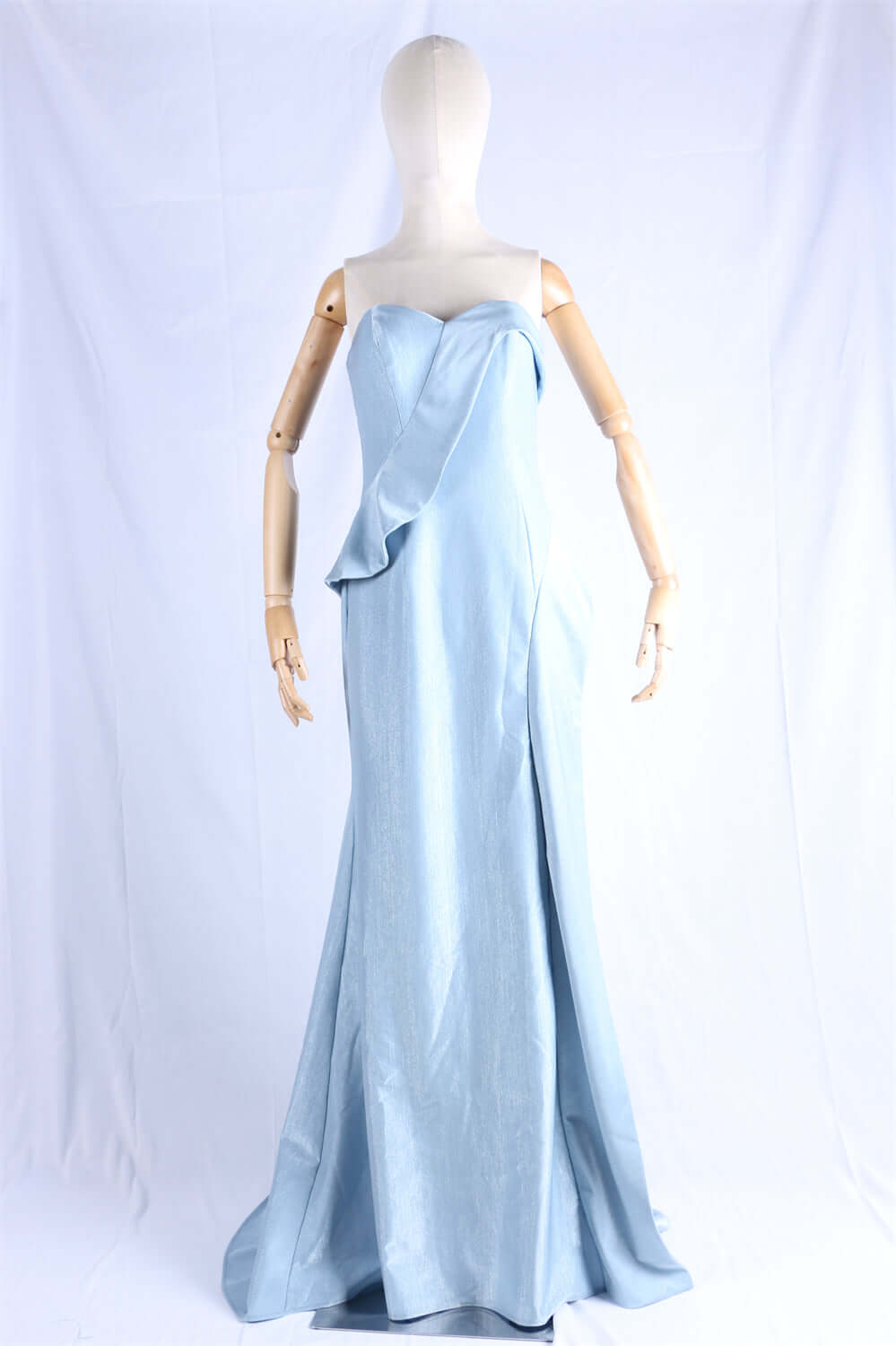 Light blue evening gown
