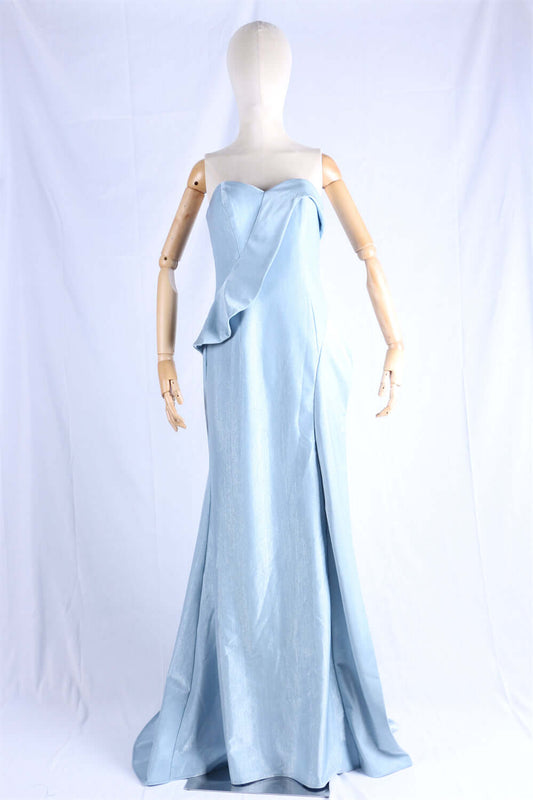 Light blue evening gown