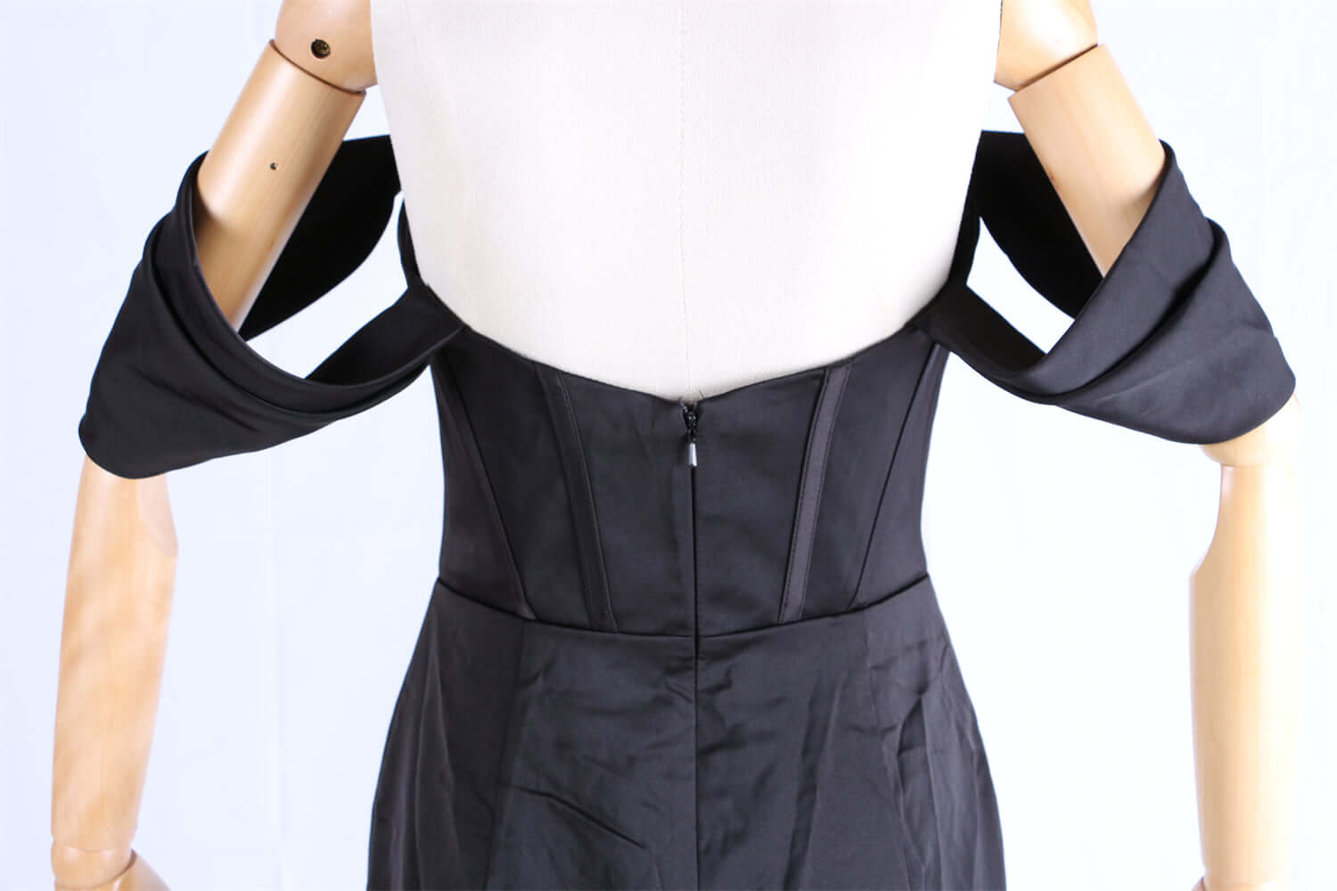 Black party dress for weddings or events