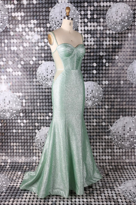 Shimmering corset gown