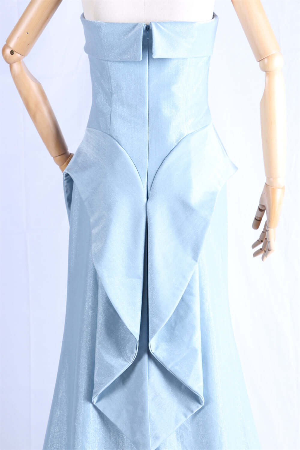 Cascading layered back dress